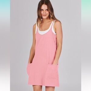 Nwt pink romper dress🌸size medium